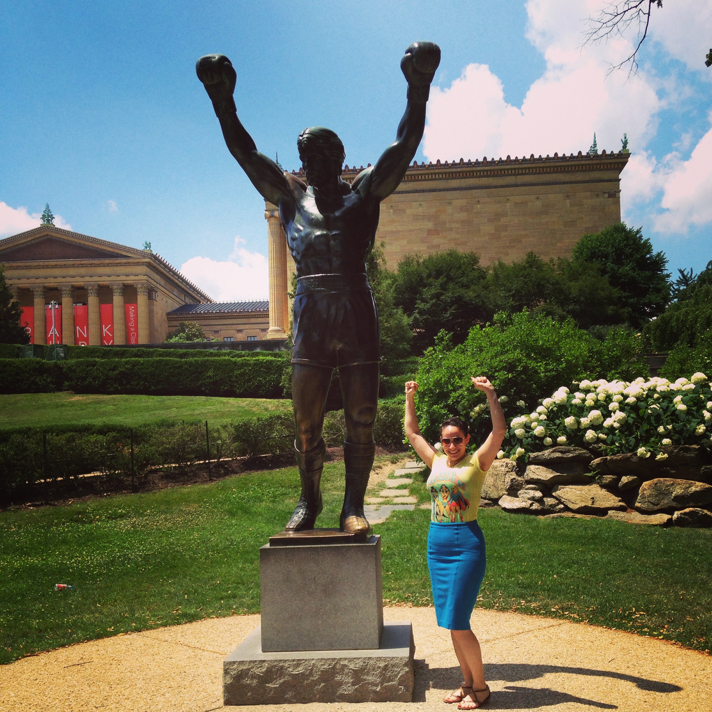 Rocky Statue